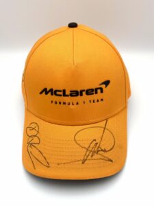 Lando Norris & Daniel Ricciardo Signed McLaren Cap