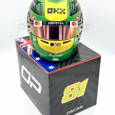 Oscar Piastri 2025 Melbourne Ltd Edition 1:2 Mini Helmet & Upgrades