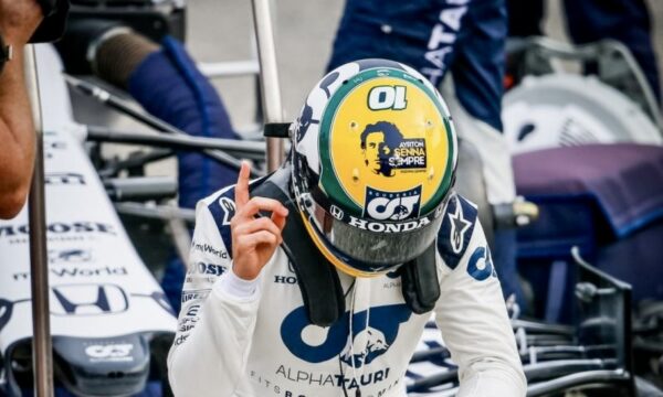 Pierre Gasly Signed 2020 Imola Senna Tribute 1:2 Mini Helmet + Upgrades - Image 12