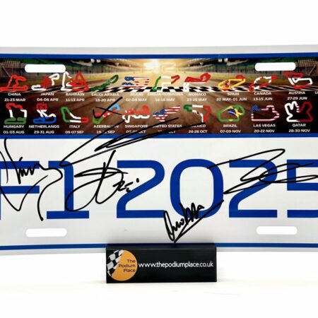 2025 Licence Number Plate Multiple signed x 5