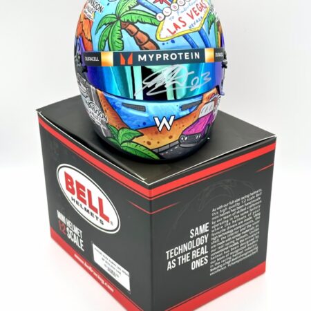 Alex Albon Signed 2023 Williams Las Vegas 1:2 Special Edition Helmet