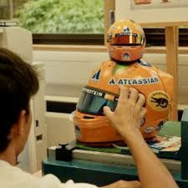 Alex Albon 2025 Miami 1:2 Mini Ltd Edition Upgraded Helmet - Image 9