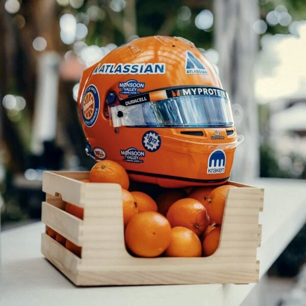 Alex Albon 2025 Miami 1:2 Mini Ltd Edition Upgraded Helmet - Image 11