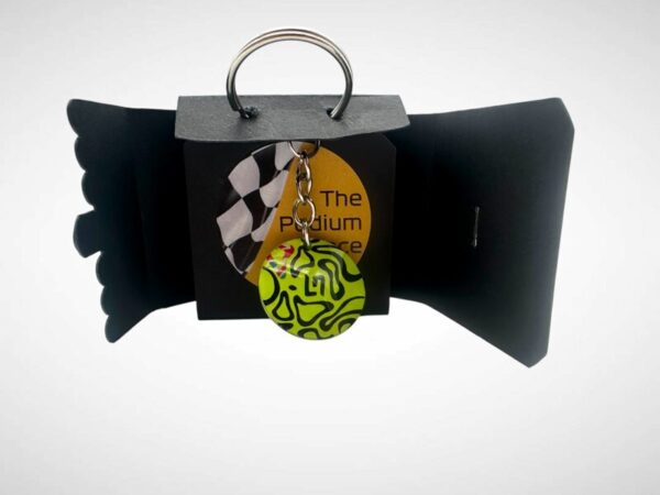 Lando Norris 2025 Silverstone GP Win Double Sided Keyring