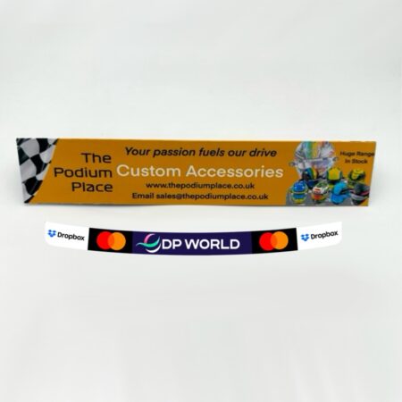 2025 Lando Norris & Oscar Piastri China Japan Canada & Bahrain 1:2 Mini Helmet Visor Strip