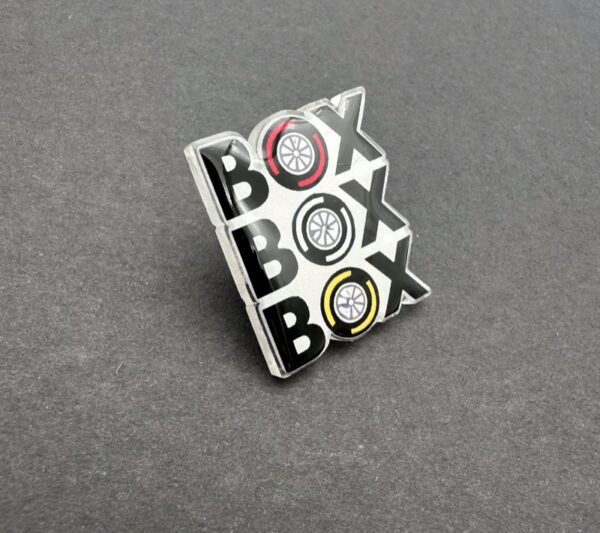 Box Box Box Pin Badge - Image 2