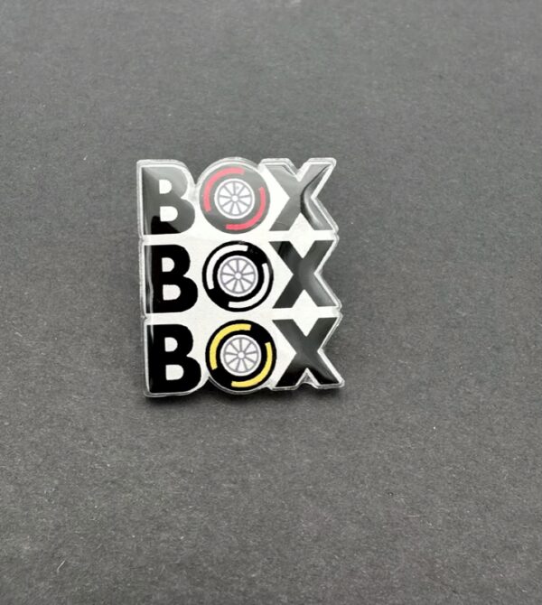 Box Box Box Pin Badge - Image 5