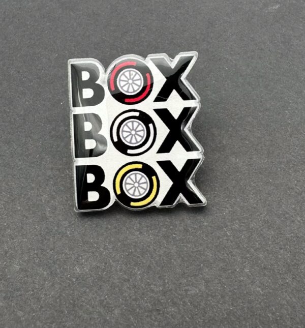 Box Box Box Pin Badge - Image 8