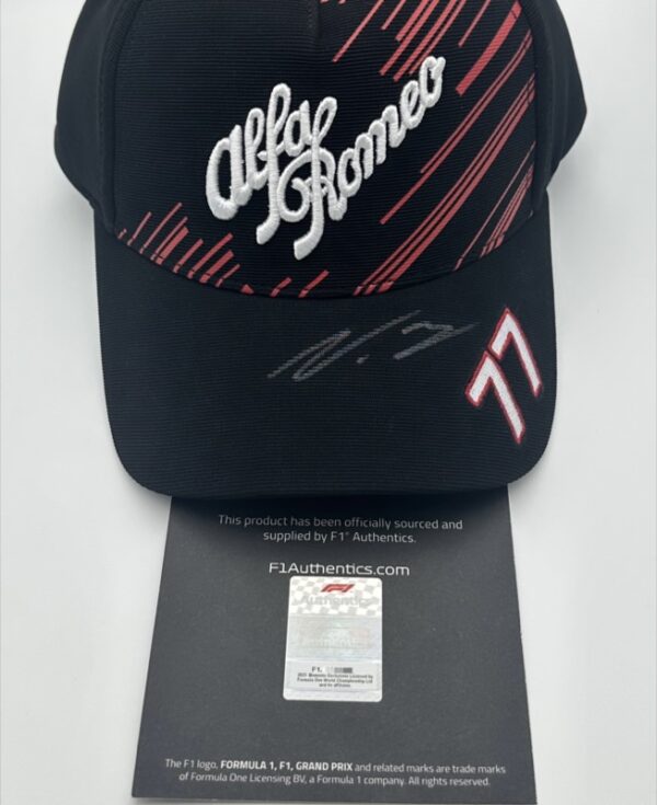 Valtteri Bottas Signed Alfa Romeo Cap - Image 6