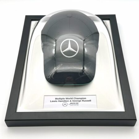 Lewis Hamilton & George Russell Signed Mercedes Cap