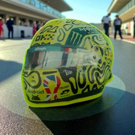 Lando Norris 2025 Silverstone Helmet Pin Badge
