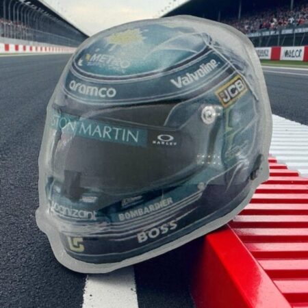 Lance Stroll 2025 Aston Martin Helmet Pin Badge