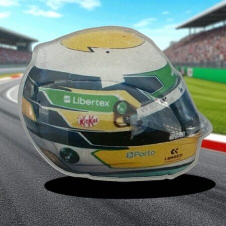 Gabriel Bortoleto 2025 Stake Helmet Pin Badge
