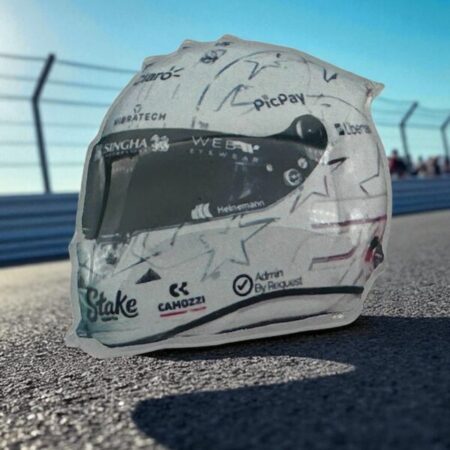 Niko Hulkenberg 2025 Silverstone Podium Stake Helmet Pin Badge