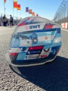 Franco Colapinto 2025 Alpine Helmet Pin Badge