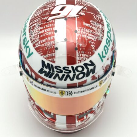 Charles Leclerc 2021 Abu Dhabi 1:2 Ltd Edition Helmet Fully Upgraded