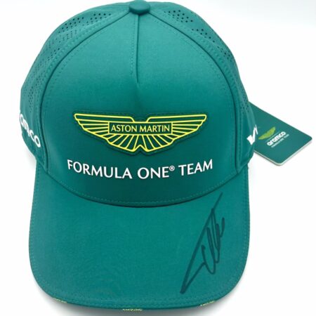Fernando Alonso Signed 2025 Aston Martin Team Cap