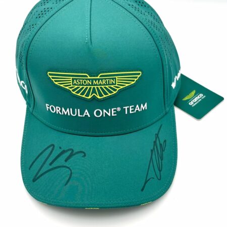 Fernando Alonso & Lance Stroll Signed 2025 Aston Martin Team Cap