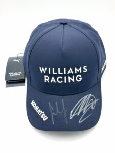 Williams Racing 2025 Cap Signed by Alex Albon & Carlos Sainz