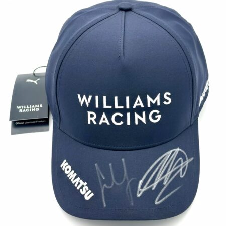 Williams Racing 2025 Cap Signed by Alex Albon & Carlos Sainz