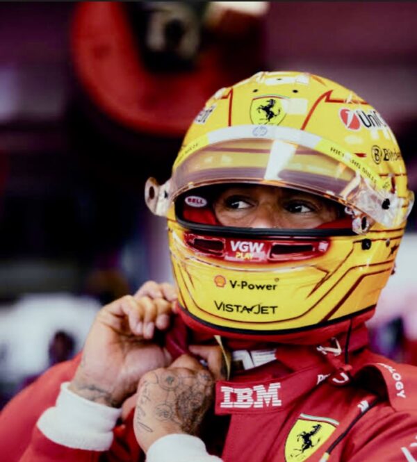 Lewis Hamilton 2025 Season Bell 1:2 Helmet Fully Upgraded - Image 9