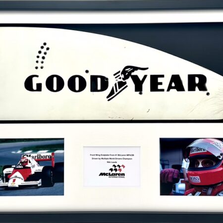 1985 McLaren MP4/2B Niki Lauda used Front Wing Endplate