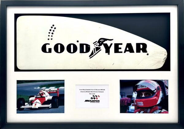 1985 McLaren MP4/2B Niki Lauda used Front Wing Endplate