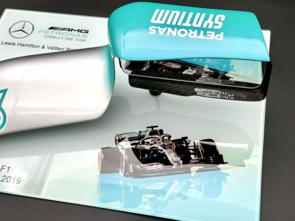 Mercedes AMG F1 W10 EQ Power+ 2019 Right Wing Mirror Hamilton Bottas - Image 2