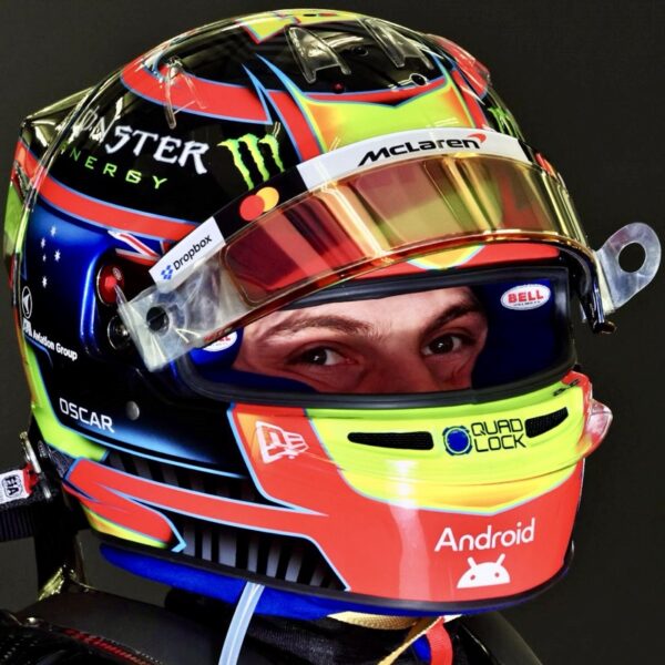 Oscar Piastri 2025 Signed and Upgraded 1:2 Mini helmet - Image 8